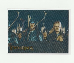 2002 TOPPS LORD OF THE RINGS THE TWO TOWERS PRISMATIC FOIL #3