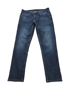Jeans Louis Philippe blu denim uomo dritto W32 L29 - Foto 1 di 20