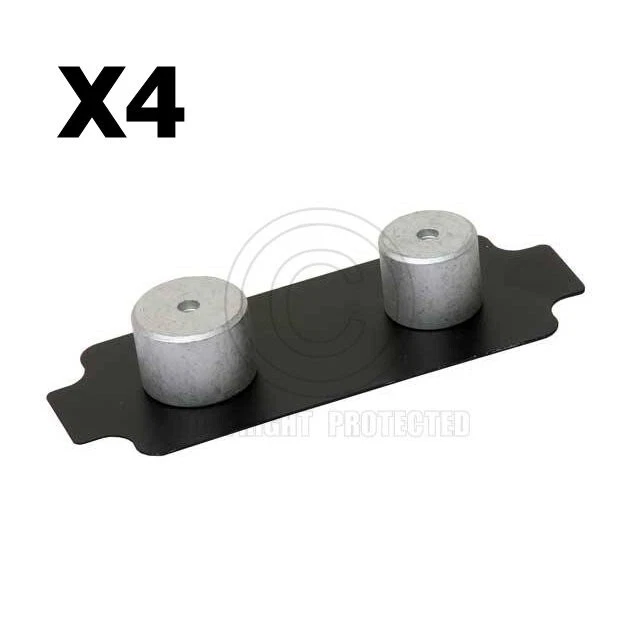 Porsche 911 Boxster Cayman Front Brake Pad Damper SET (36/40 mm) 99635108802 URO - Imagem 1 de 1