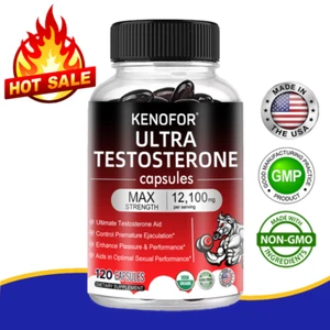 Testosteron Kapseln - Muskelwachstum steigern, Leistung & Ausdauer steigern - Bild 1 von 9