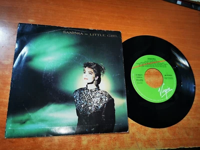 SANDRA Little girl 7" SPAIN PROMO SINGLE VINYL MICHAEL CRETU VERY RARE 1986 - Image 1 of 2
