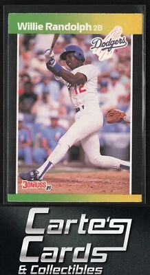 Willie Randolph 1989 Donruss Traded #T-8 Los Angeles Dodgers - Image 1 of 2
