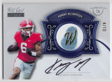 2023 WILDCARD MATTE KENNY MCINTOSH RC /10 AUTO THUMBAGRAPH ON CARD AUTOGRAPH
