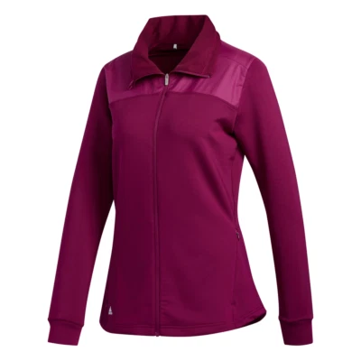 Chaqueta Adidas Golf Para Mujer COLD RDY Cremallera Completa Power Berry FT3014-L Foto 1 de 4