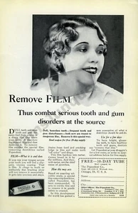 1929 Pepsodent Toothpaste Dental Ribbon Great PRINT AD Wall Decor Idea (1678) - Picture 1 of 1
