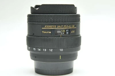Lente Tokina AT-X 107 ojo de pez AF DX 10-17 mm F/3,5-4,5 para montaje Nikon F Foto 1 de 4