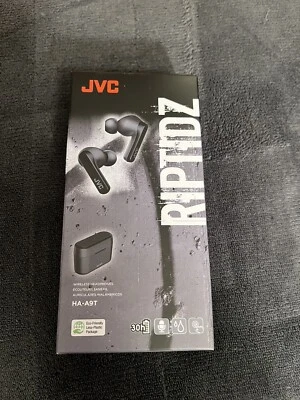 JVC RIPTIDZ True Wireless Headphones HA-A9T Black/Noir NIB NEW! - Image 1 of 2