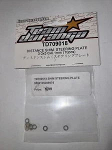 TD709018 DISTANCE SHIM: STEERING PLATE 3.0X5.0X0.1MM (10PCS) TEAM DURANGO - Picture 1 of 1