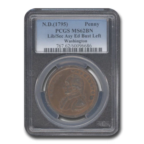 (1795) Washington Liberty & Security Halfpenny MS-62 PCGS (BN ED) - SKU#269514 Cover