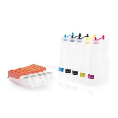 5 Colors/Set PGI-150 CLI-151 Empty CISS For Canon IX6810 IP7210 MG5410 MX921 - Image 1 of 4