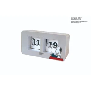 Peanuts Snoopy Flip Clock Patapata Uhr 6,9 × 2,7 × 3,6" - Bild 1 von 2