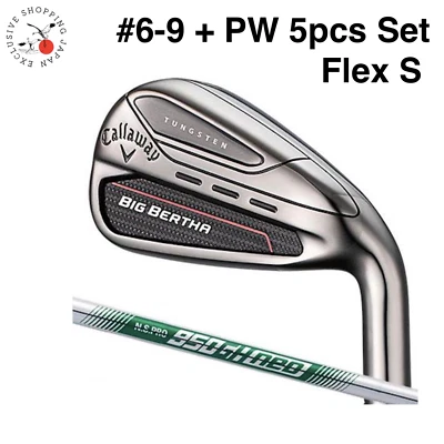Callaway Golf Big Bertha 23 Iron #6-9 + PW 5pc Set 950 GH Neo Steel Shaft S-Flex - Image 1 of 4