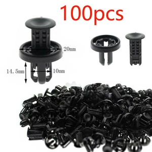 100pcs 91505-TM8-003 Rear Front Bumper Clips For Honda Accord Civic Acura RDX 15 - Picture 1 of 10