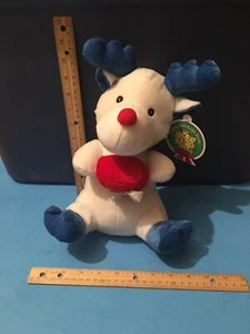 REINDEER PLUSH TOY with PRESENT Goody Toys  10" PLUSH NWT - Picture 1 of 1