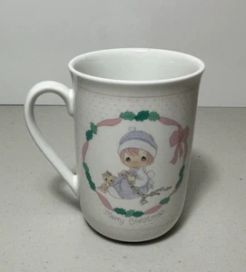 Precious Moments - Merry Christmas Mug 515981 - Samuel J. Butcher 1991 - Picture 1 of 4