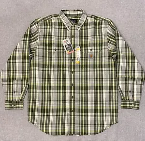 Camicia uomo Carhartt Force FR robusta flessibile vestibilità ampia CAT 2 grande flanella nuova - Foto 1 di 9