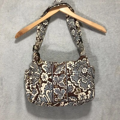 Vera Bradley 斜挎包花卉绗缝单肩包钱包 — 第 1/4 张图片