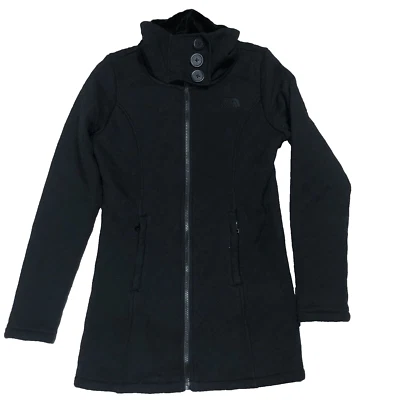 Abrigo Chaqueta THE NORTH FACE Negro Polar Ártico Acolchado AUQM Cremallera Completa Talla S/P Foto 1 de 4