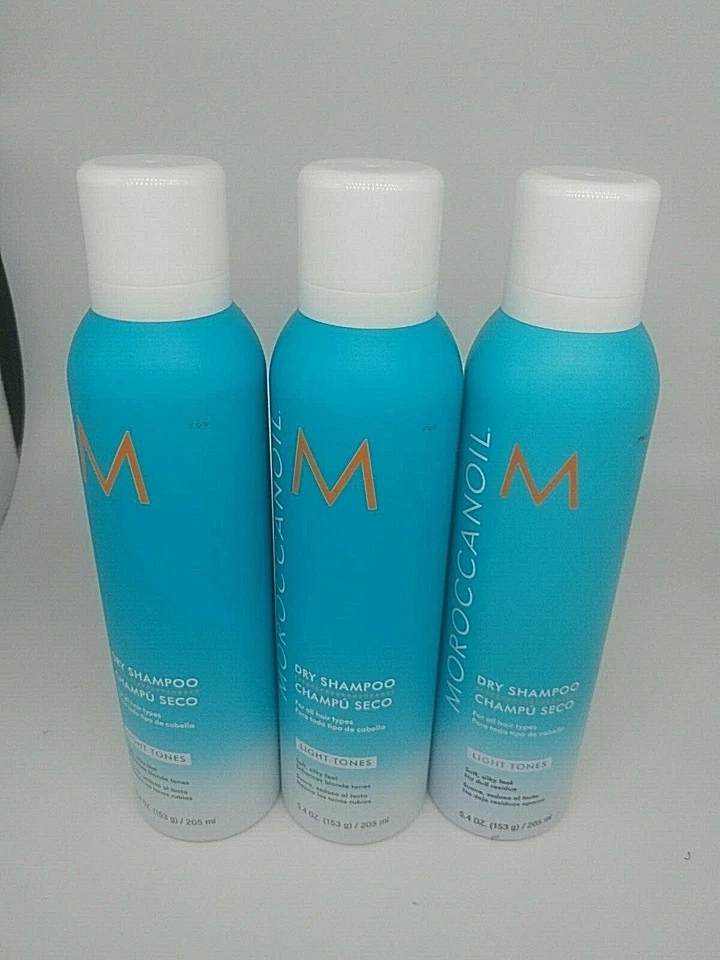 (3x) SAME DAY SHIP Moroccanoil Dry Shampoo for LIGHT Tones, 5.4 oz (THREE PACK) - Image 1 of 2
