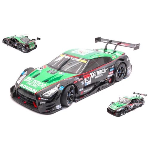 NISSAN GT-R N.24 WINNER FUJI SUPER GT500 2015 D.SASAKI-M.KRUMM 1:18 Ebbro Auto C - Immagine 1 di 1