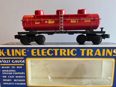 K-LINE K-5416 - RED KATY (MKT) TANK CAR - O Scale / Gauge - New! - Image 1 of 4