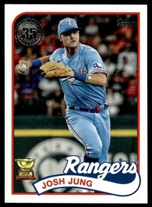2024 Topps 1989 Baseball Josh Jung Texas Rangers #89B-33 - Picture 1 of 2
