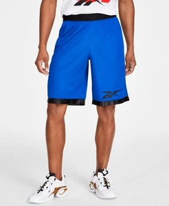 Reebok Mens Regular fit Mesh Basketball Shorts XL Vector Blue - Picture 1 of 1