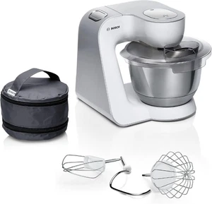 Bosch MUM58200 Robot de cocina blanco-plata, 1.000 vatios, sistema de agitación planetaria - Imagen 1 de 4