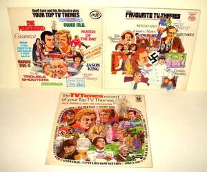 Lot of 3 x 1970's YOUR TOP / FAVOURITE TV THEMES LP Album Records 1972 - 1974 - Picture 1 of 13