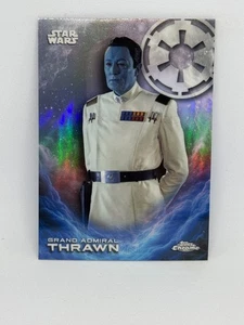 2025 Topps Chrome Star Wars Grand Admiral Thrawn 52 refractor - Imagen 1 de 1