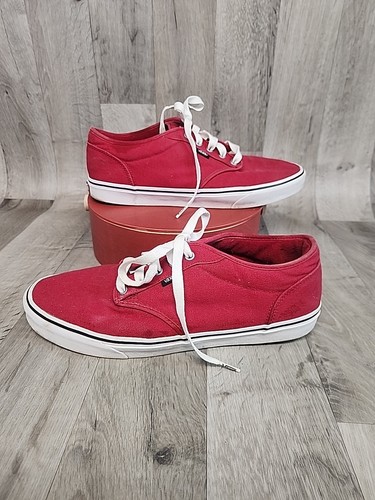 Vans Classic Autentiche Scarpe da Skateboard Sneakers Uomo 12 ROSSO VN 0KC414A