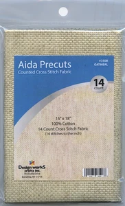 Design Works Gold Qualität Aida 14 Stück 15"X18" - Haferflocken - DW3508 - Bild 1 von 3