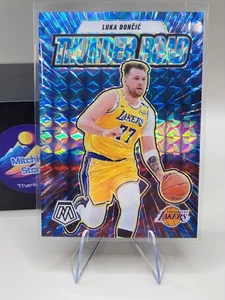 2024-25 Panini Mosaic🏀 Luka Doncic No. 1 Thunder Road Reactive Blue /99 Lakers - Picture 1 of 3