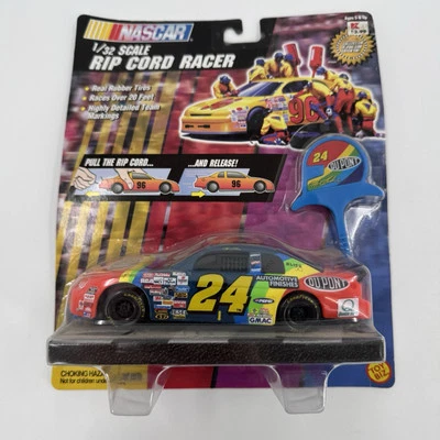 Jeff Gordon Toy Biz Nascar 1:32 Rip Cord Racer #24 Foto 1 de 4