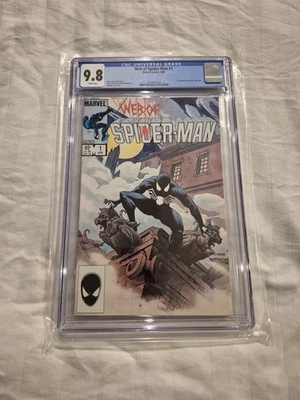 WEB OF SPIDER-MAN #1 (Vulturions 1-е приложение) CGC 9.8 белые страницы Marvel 1985 - Изображение 1 из 4