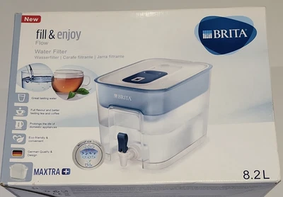New Fill & Enjoy Large BRITA 8.2L  Clear Water Fridge/Desktop Filter BNIB - image 1 of 4