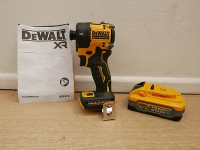 DeWalt DCF870 18v brushless hydraulic impact driver bare unit + DCBP518 5 ah - Image 1 of 4