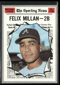 1970 Topps Felix Millan #452 Atlanta Braves VG/EX *READ* - Picture 1 of 2