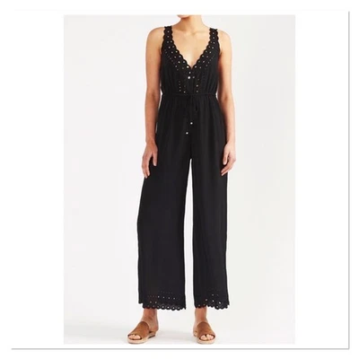 Tigerlily Damara Jumpsuit 10 Black - image 1 of 4