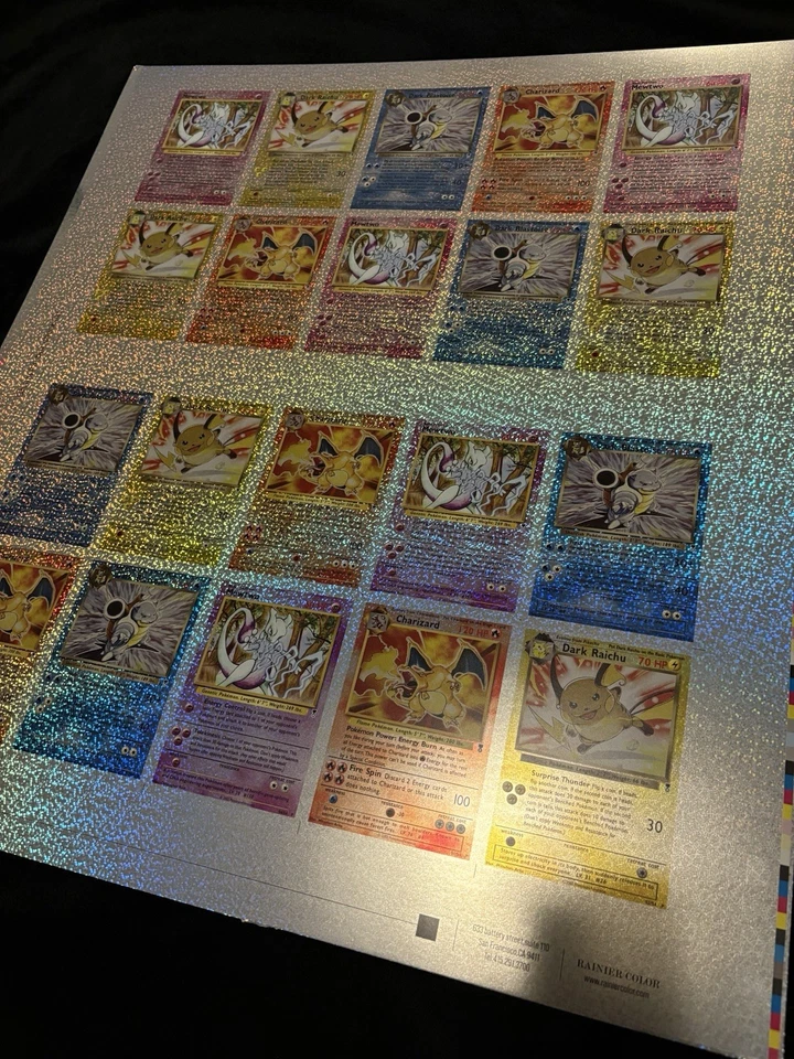 Pokémon Jumbo Legendary Collection Uncut Sheet (See Description Prior To Bidding - Image 1 of 4