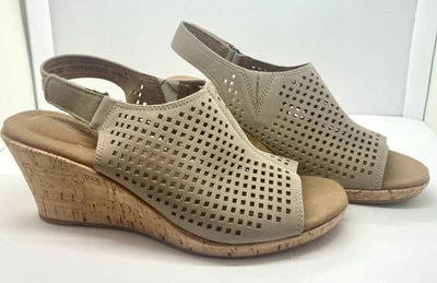 Rockport Briah Perf Sling  Wedge Sandals Women’s Sz W 8.5 - Image 1 of 4