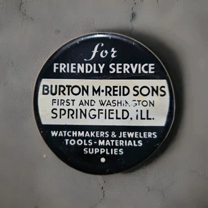 Burton M Reid Rin Springfield I'll Watchmakers & Jewelers  Tools Supplies - Picture 1 of 3