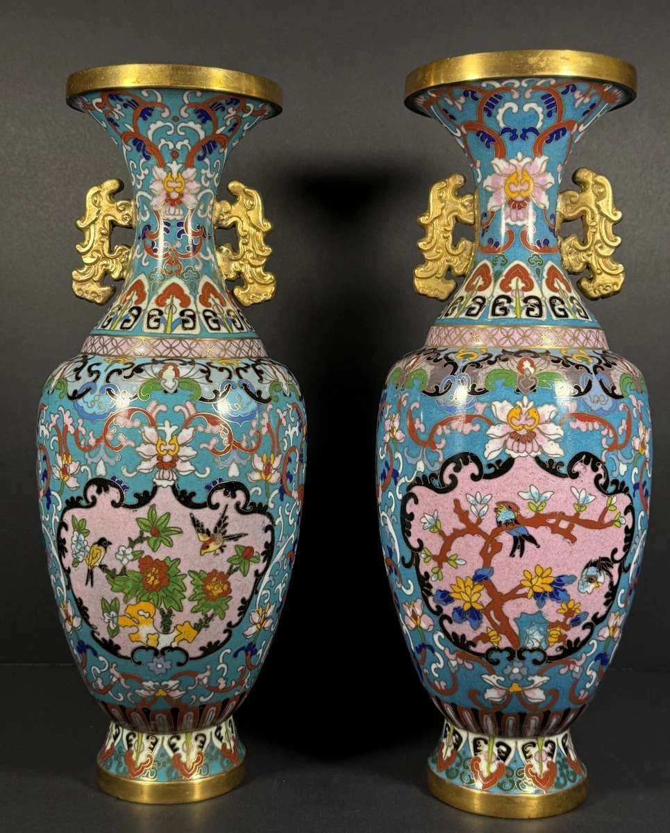 景泰蓝花瓶| eBay