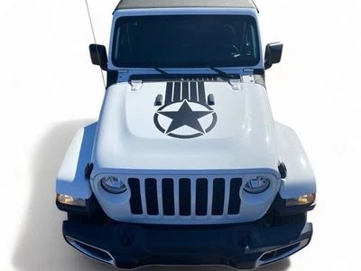 For Jeep Gladiator/Wrangler Decals Star Hood Stripes Vinyl Stickers 2019-2026 Foto 1 de 4
