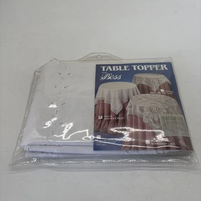 Bess Table Topper Aurora Eyelet For Side Tables New - Image 1 of 4