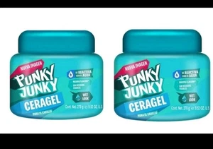 2er Pack PUNKY JUNKY Gel Wachs Cera Gel Wetlook 9,52 oz Super Hold Holidays  - Bild 1 von 8