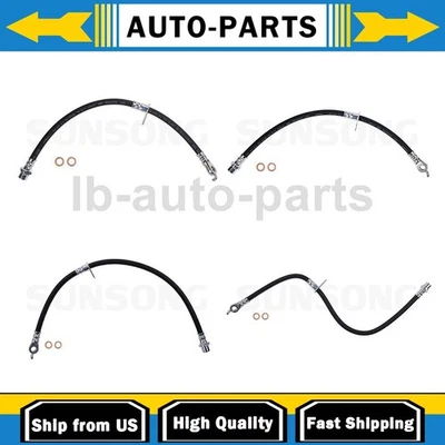4x Manguera de freno delantera trasera para Toyota Camry 2012 2013 2014 2015 2016 2,5 L Foto 1 de 4