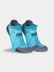 Hilly Marathon Fresh Socklet Running Socks Blue Durable Peacock / Charcoal - Picture 1 of 10