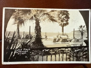 1939 Hotel Playa Beach View Ensenada, Mexico RPPC - Picture 1 of 2