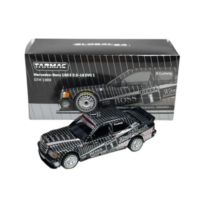 Modellino Auto Tarmac Global64 1/64 Mercedes Benz 190 E 2.5-16 EVO 1 DTM 1989 - Immagine 1 di 4